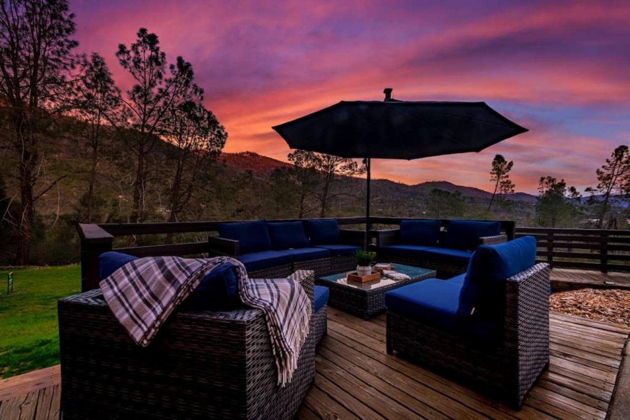 Sierra Vista Lookout Lodge With Creek, Waterfall And Waterholes, Minutes From Bass Lake And Yosemite South Gate North Fork Buitenkant foto
