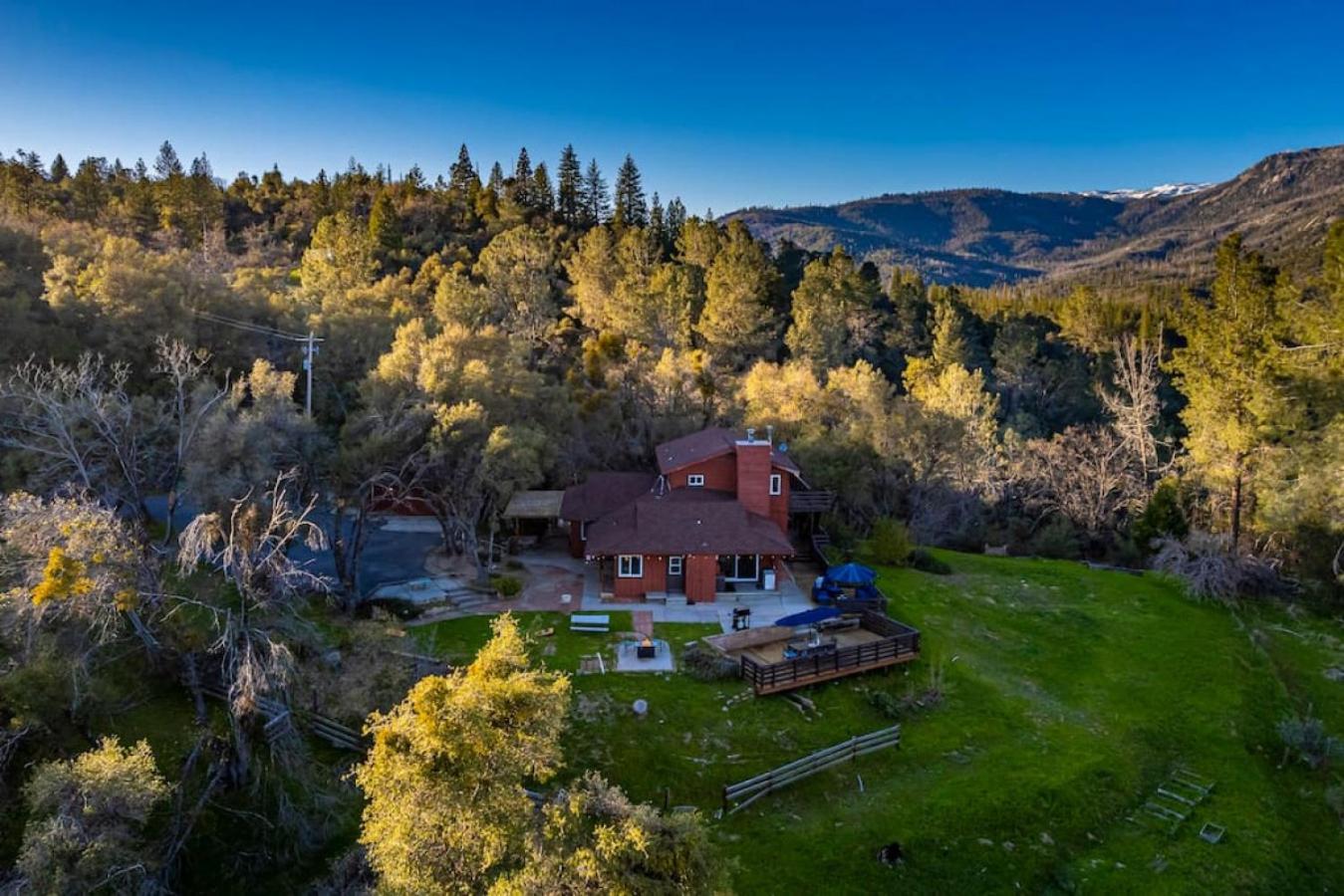 Sierra Vista Lookout Lodge With Creek, Waterfall And Waterholes, Minutes From Bass Lake And Yosemite South Gate North Fork Buitenkant foto